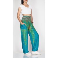 Harembroek Medium Veer Turqoise